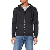 FM London Herren Hyfresh Zipped Kapuzenpullover, Elfenbein (Charcoal 22),...