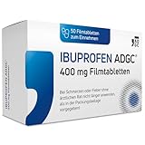 IBUPROFEN ADGC 400mg - 50 Stück - gegen leichte bis mäßige Schmerzen wie Kopfschmerzen,...