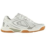 Slazenger Damen Indoor Squash Sportschuhe Weiß/Silber 39