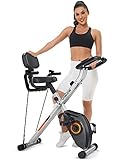 YOSUDA 3-in-1 Heimtrainer Fahrrad Klappbar, Faltbares Heimtrainer 150kg...