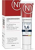 N1 Hämorrhoiden Gel 40 ml - Medizinprodukt gegen Brennen, Schmerzen, Blutungen & Juckreiz...