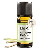 ELIXR – Zitronengrasöl zur Raumbeduftung, für Aromatherapie & als Massageöl – 100%...