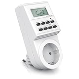 Digitale Zeitschaltuhr - Weekly Digital Timer - minutengenau - LCD-Display -...