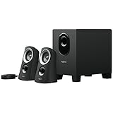 Logitech Z313 2.1 Lautsprecher-System mit Subwoofer, 50 Watt Spitzenleistung, 3.5 mm...