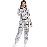 Astronaut Kostüm Damen Herren Spaceman Alien Weltall Weltraum Paar Kostüme...