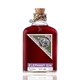 Elephant Sloe Gin mit Maasai Glasperlen - Leicht süß und feinfruchtig - Perfekt pur auf...