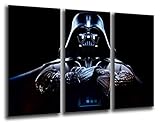 Wandbild - Star Wars, Darth Vader, 97 x 62 cm, Holzdruck - XXL Format -...