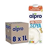 Alpro Sojadrink – Vegan und milchfrei – Von Natur aus laktosefrei und...