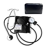 Scian Manuelles Blutdruckmessgerät mit Stethoskop Aneroid Sphygmomanometer Medizinische...