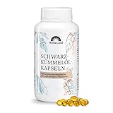 Herbaland Schwarzkümmelöl-Kapseln | 3000 mg Tagesdosis | Ägyptisch, bio & kaltgepresst...