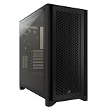 Corsair 4000D Airflow Tempered Glass Mid-Tower ATX-Gehäuse (High Airflow Front Panel,...