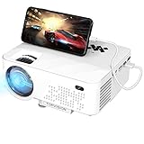 TOPVISION Mini Beamer mit Screen Mirroring, 7000 Lumen Heimkino, Full HD 1080P Video...