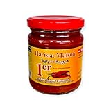 Harvessa Harissa Gewürzpaste 190g Dose - Pikant und Gewürzt aus Tunesien - Natürlich,...