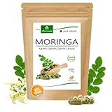 MoriVeda Moringa Kapseln 600 mg I 120 Stück I veganes Naturprodukt in Oleifera Qualität...