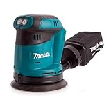 Makita DBO180Z Akku-Exzenterschleifer 18V (ohne Akku, ohne Ladegerät), Blau,...