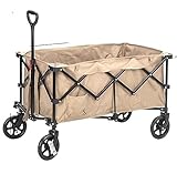 RUHEN Trolley Cart Outdoor Klappbarer Mehrzweckwagen Lagerwagen Einkaufswagen Camping...