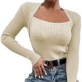 Generisch Thermo Oberteil für Damen Winter Slim long sleeve knitted bottoming Gerippte...