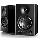 Edifier MR4 kompakte 2.0 Studiomonitore (42 Watt) mit Class-D Verstärker und...