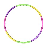 Hula Hoop für Kinder, 60 cm Durchmesser 8-Teiliges Abnehmbares Design Hoola Reifen,...