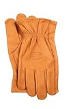 FELCO Handschuhe aus Echtleder 703L (Größe L, durchstoßfestes Rindsleder,...