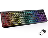 KLIM Chroma Wireless Gaming Tastatur Kabellos QWERTZ DEUTSCH - NEU - Langlebig,...