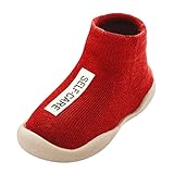 IQYU Krabbelschuhe Baby Junge Outdoor - Unisex Baby Lauflernschuhe Jungen Mädchen...