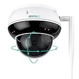 SV3C PTZ Überwachungskamera Aussen WLAN Dome Kamera Indoor 5MP mit Auto Tracking Infrarot...