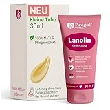 ❤️ 100% LANOLIN Brustwarzensalbe - 30 ml - PregniVital® Stillsalbe für stillende...