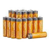 Amazon Basics AA-Alkalisch batterien, leistungsstark, 1,5 V, 20er-Pack (Aussehen kann...