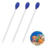 Coral Feeder Fischfutter Extra Lange Pipette 3 Stück Aquarium Wasserwechsler Pipette mit...