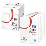 aro Kopierpapier Druckerpapier Universalpapier - DIN A4-80 g/m² - 5 x 500 Blatt...