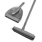 Peggy Perfect Gummibesen Rubber Broom Set Teleskopbesen mit Abzieher &...