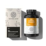 NATURE LOVE® Bio Schwarzkümmelöl - 240 vegane Kapseln - hochdosiert: 1000mg...