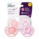 Philips Avent Ultra Air Schnuller, 2er-Pack – BPA-freier Schnuller für Babys von 0 bis...