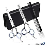 NWOUIIAY Haarschere Set 6,7 Zoll Friseurschere Professionell Haarscheren 2...