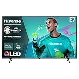 Hisense 65E7NQ 164 cm (65 Zoll) Fernseher, 4K UHD, QLED, HDR10, HDR10+ decoding, HLG,...