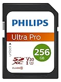 Philips Ultra Pro SDXC Card 256 GB UHS-I U3, Lesegeschwindigkeit bis zu 100...