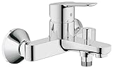 GROHE BauEdge - Badewannenarmatur (integriertes Rücklaufventil, automatische Umstellung...