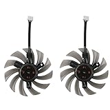 Grafikkartenlüfter 75mm GA81S2U DC 12V 0.38A 4Pin Cooler Fan für Zotac GTX 970 Dual Fan...