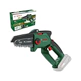 Bosch Akku - Mini Kettensäge EasyChain 18V-15-7 (Zum Schneiden von Holz; 18 Volt System;...