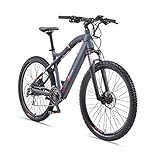 TELEFUNKEN E-Bike Mountainbike Elektrofahrrad Alu, 24 Gang Shimano Acera...