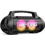 W-KING Bluetooth Lautsprecher 120W PEAK, 70W Bluetooth Lautsprecher Groß, Stereo Sound...