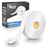 Klangfeiler® Saumband 30 Meter I Extra Stark 60GSM I 20mm Breit I Bügelband für Bügeln...