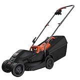 Black+Decker Elektro-Rasenmäher (1.000 W, 32cm Schnittbreite, 3-fach axial...