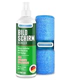 Blum Manufaktur 250ml Bildschirmreiniger + 30x30 cm Mikrofasertuch - Screen Cleaner -...