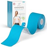 Kinesiotapes - 1 Kinesiologie Tape Rolle Blau (5cm x 5m) - Original Health Press...