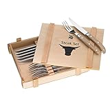 WMF Ranch Steakbesteck 12-teilig, für 6 Personen, Steakgabel, Steakmesser,...