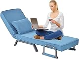 BYOKA Cabrio Schlafsofa Bett Klappsofa Schlafsofa Mit Kissen, Freizeit Chaiselounge Couch...