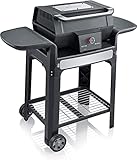 SEVERIN SEVO GTS Elektrogrill mit Deckel und Untergestell, elektrischer Standgrill, in 10...