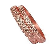 Damen-Armband, nicht-magnetisch, reines Kupfer, handgefertigt, konkav, Breite 8 mm, 2...